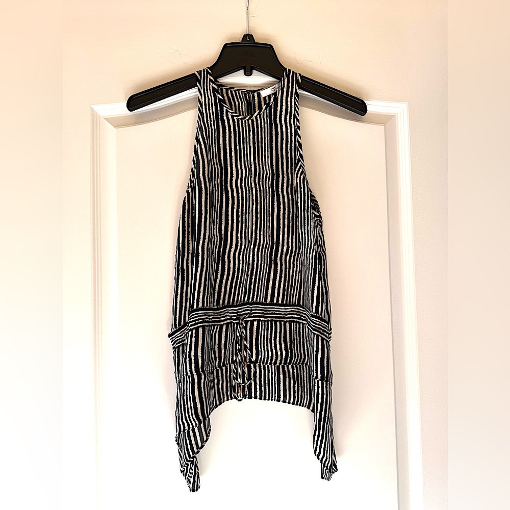 Derek Lam 10 Crosby Silk Sleeveless Top
